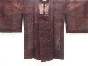 羅横段模様織出し道行コート